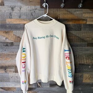 Yellow The Label Sweatshirt